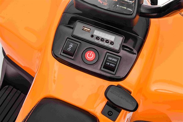 Kids quad bike McLaren Racing MCL black .