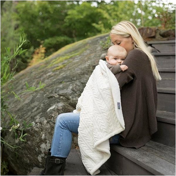 Pléd Vinter & Bloom Cuddly Ivory ...