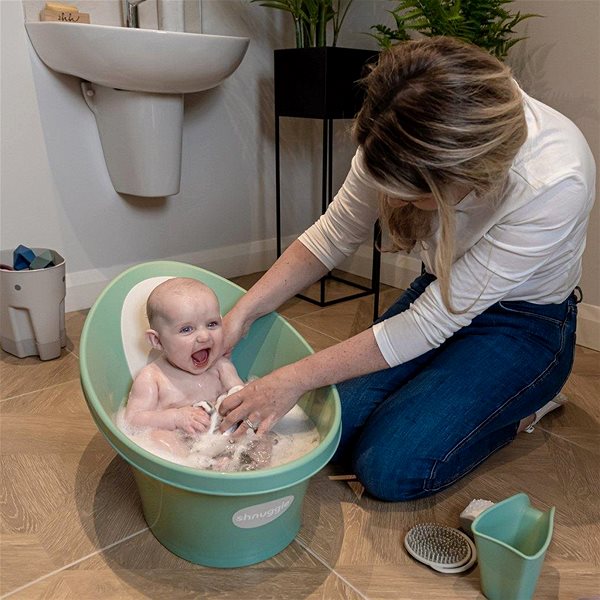 Shnuggle Baby Bath Tub Eucalyptus .
