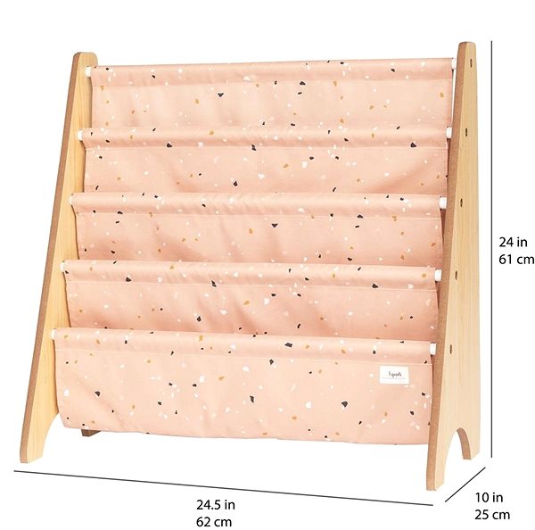 Shelf 3 Sprouts Recycled Terrazzo/Clay Book Display ...