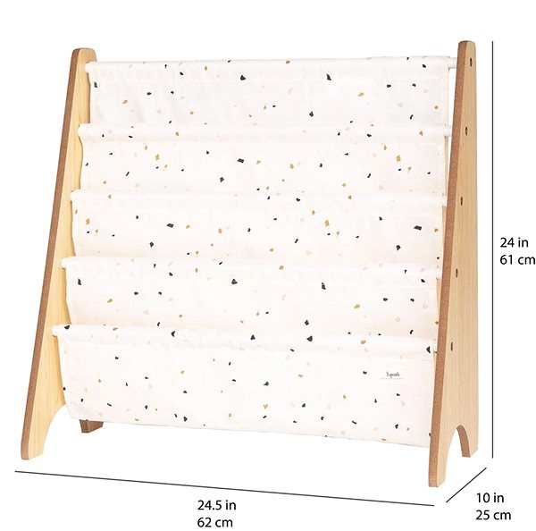 Shelf 3 Sprouts Recycled Terrazzo/Cream Book Display ...