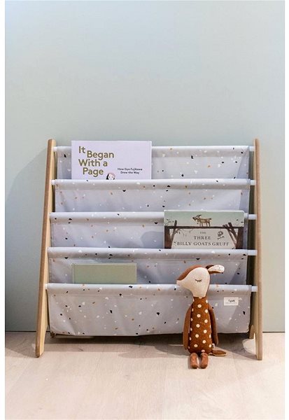 Shelf 3 Sprouts Recycled Terrazzo/Light Gray Book Stand ...