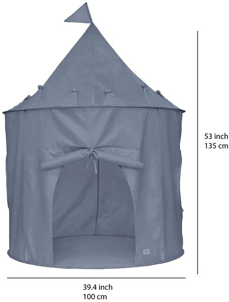 Tent for Children 3 Sprouts Recycled Tradewinds Blue ...