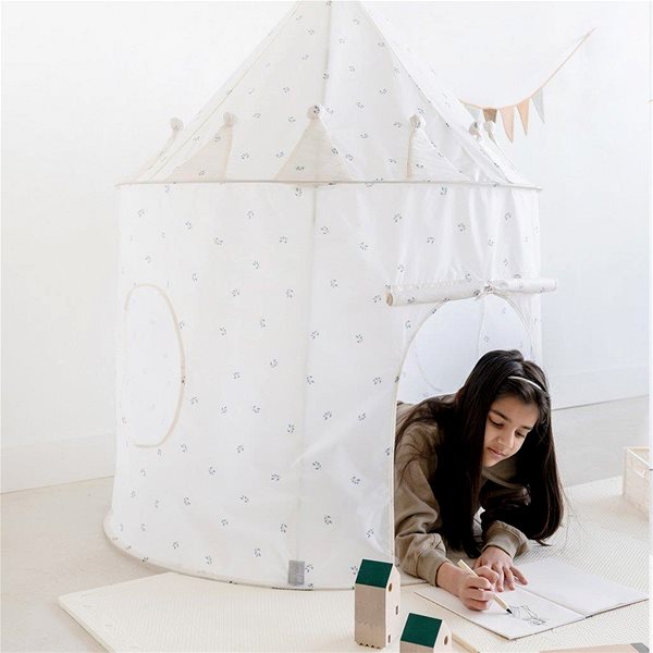 Tent for Children 3 Sprouts Recycled Blueberry Ivory ...