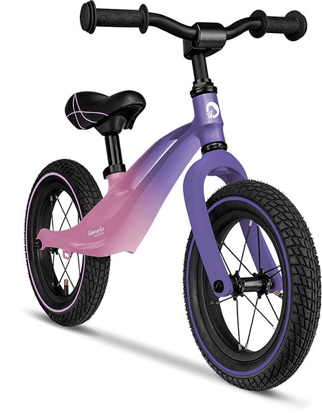 Futókerékpár Lionelo Bart Air Futóbicikli - Pink Violet ...