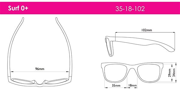 Napszemüveg Real SHADES Surf White Iconic 0+ ...