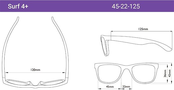 Napszemüveg Real SHADES Surf Steel Blue 4+ ...