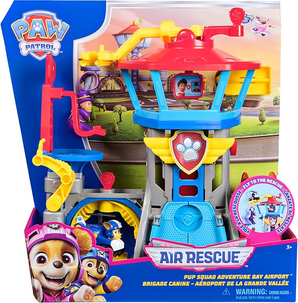 PAW Patrol Air Rescue Airport toy garage for kids.