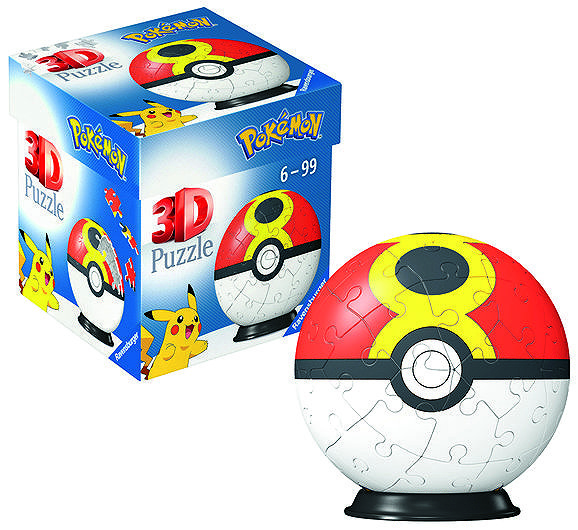 Ravensburger 116287 Puzzle-Ball Pokémon: Repeat Ball 3D puzzle.