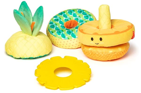 Navliekacia hračka Skladačka pre najmenších ananás ...