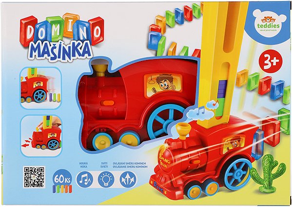 Játékvonat Teddies Dominó vonat ...