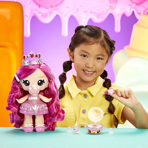 Yummiland Big Doll with Lip Gloss - Bianca Bubblegum .