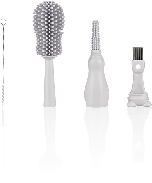 Üvegmosó kefe Zopa szilikon, 3in1 Light Grey ...