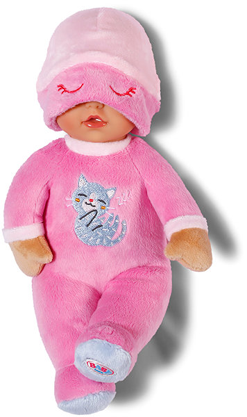 Doll BABY born for babies Spinkáček dark pink .