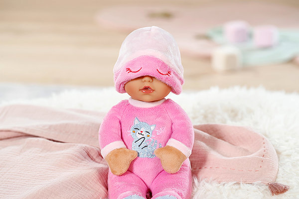 Doll BABY born for babies Spinkáček dark pink .