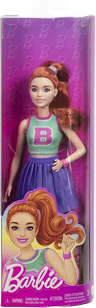 Barbie Fashionistas model doll with sports skirt.