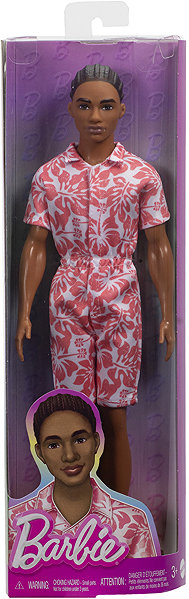 Barbie Fashionistas doll model Ken in overalls.