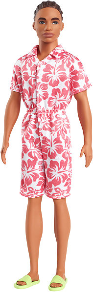 Barbie Fashionistas doll model Ken in overalls.