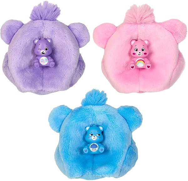 Barbie Cutie Reveal Barbie-Puppe und Care Bears blau.