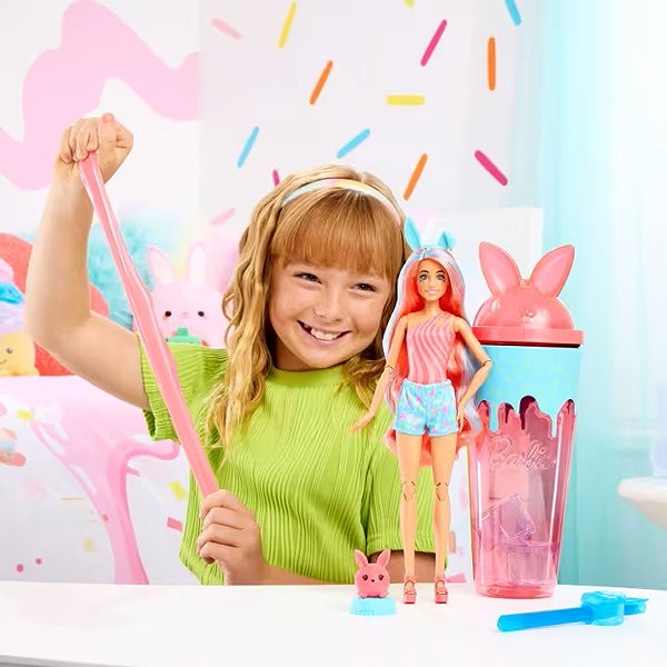 Barbie-Puppe Pop Reveal Barbie-Cocktail-Überraschung - Häschen.