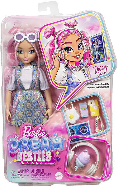 Barbie Dream Besties Daisy Puppe mit Zubehör.