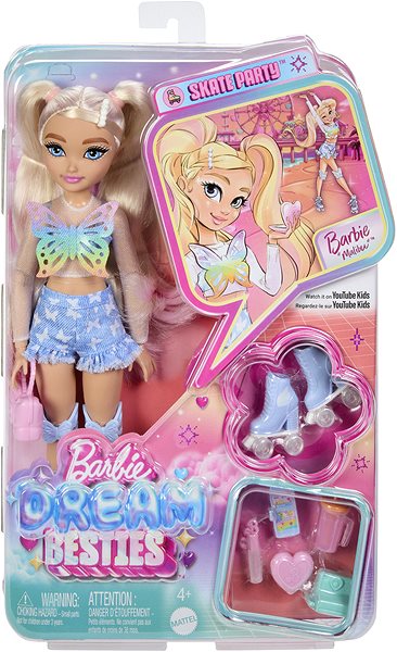 Barbie Dream Besties doll on roller skates Malibu.