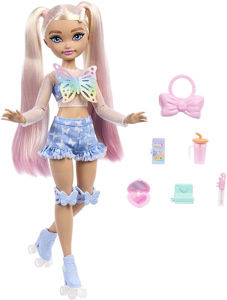 Barbie Dream Besties doll on roller skates Malibu.