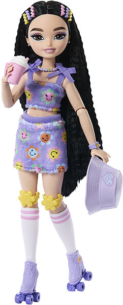 Barbie Dream Besties doll on roller skates Renee.