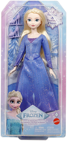 Panenka Frozen Elsa na bruslích s doplňky ...