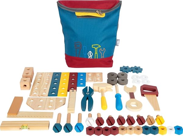 Small Foot Workshop Backpack kids' toolkit.