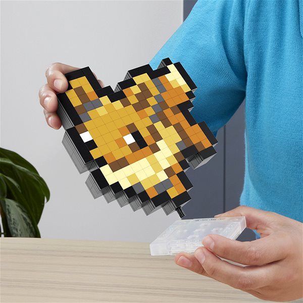 Building Set Mega Pokémon Pixel art Eevee for collectors ...