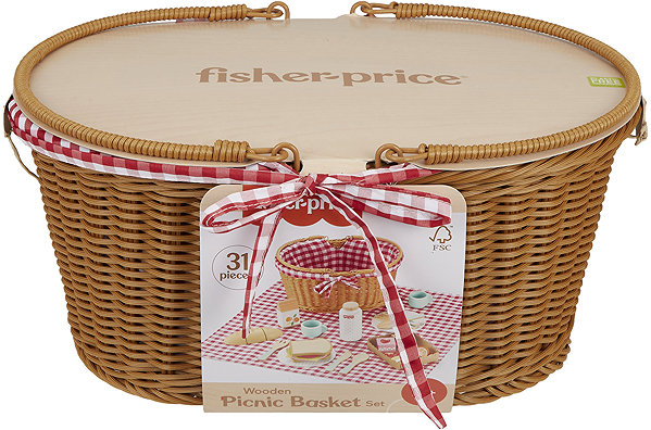 Fisher-Price Picknickkorb mit Leckereien 31 Teile .