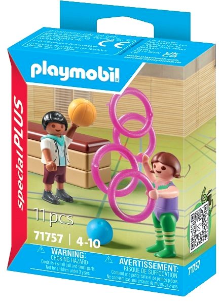 Playmobil 71757 Exercising Children figures.