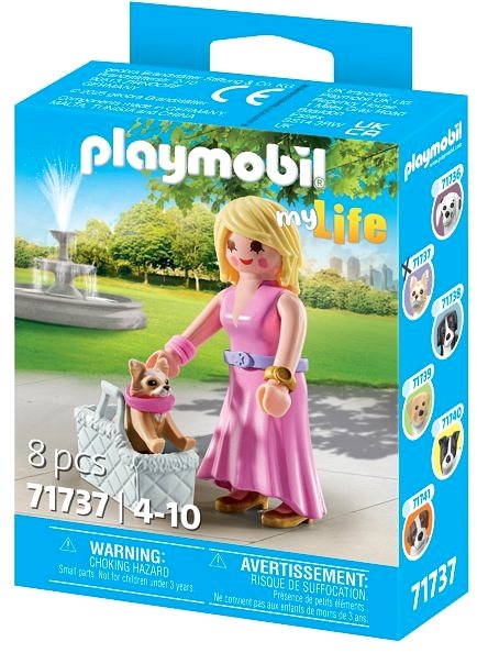 Playmobil 71737 It-Girl with Chihuahua figures.