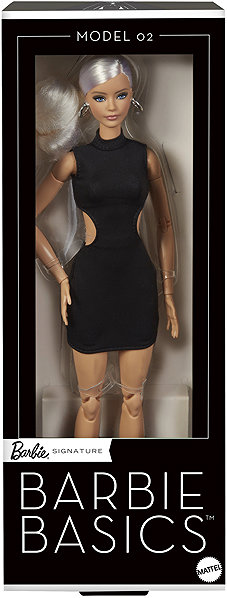 Barbie Basics model 01 blonde doll.