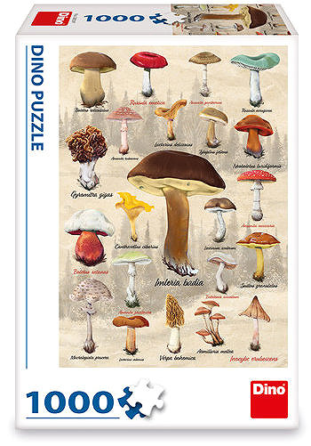 Puzzle Dino Pilze-Collage ...