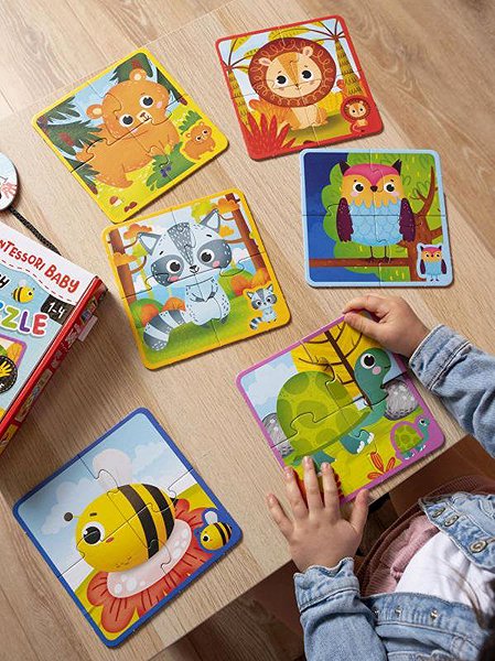 Puzzle Montessori Baby Touch ...