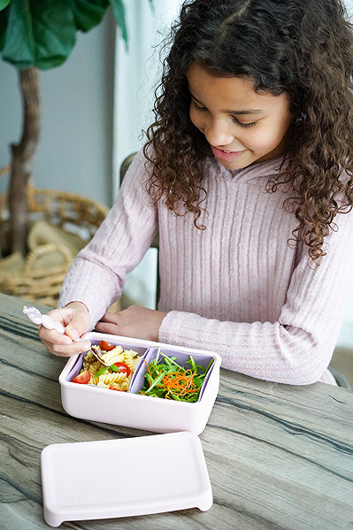 Lunch Box Melii Bento snack box pink/purple ...