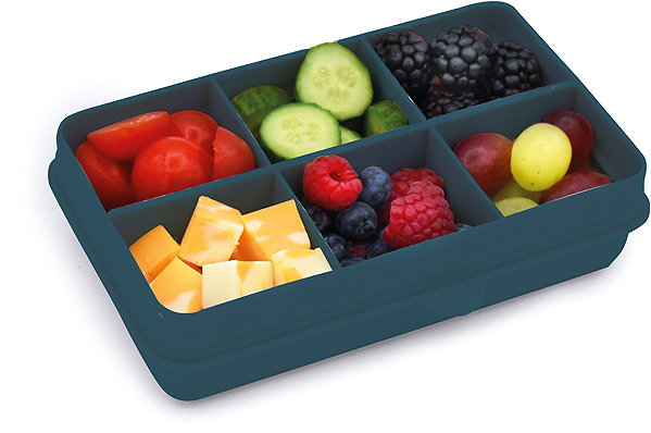 Lunch Box Melii Snackle snack box mini Luxe blue ...