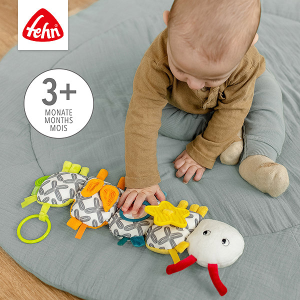Baby Fehn DoBabyDoo B&W Activity Caterpillar Rattle .
