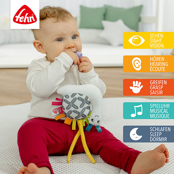 Baby Fehn DoBabyDoo B&W Mini Play Snail Stroller Toy .