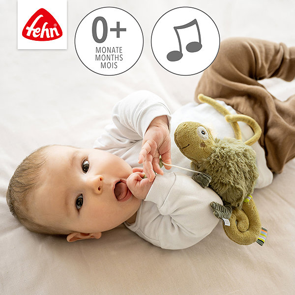 Baby Fehn Mini Playing Chameleon Crazy stroller toy.