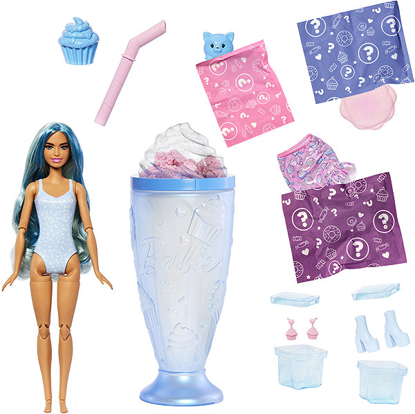 Puppe Barbie Pop Reveal Barbie Belohnungen Blau ...