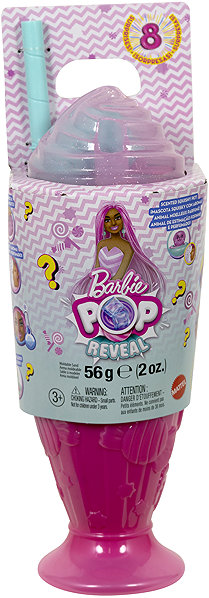 Barbie Pop Reveal Barbie doll rewards pink.
