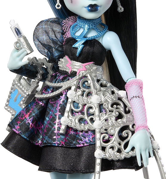 Monster High Frankie doll at a scary sweet party.