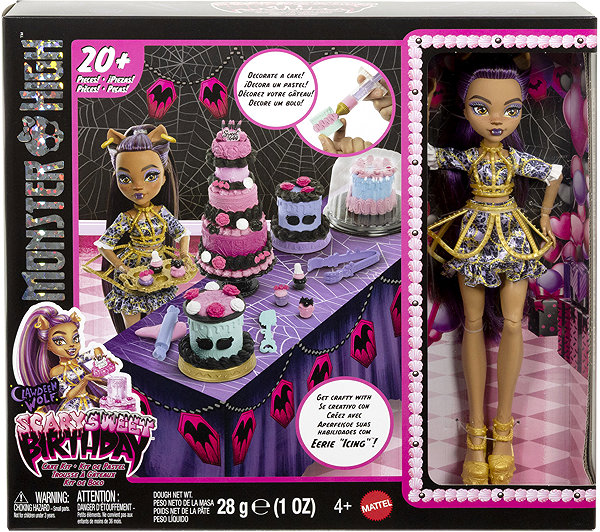 Monster High Clawdeen doll at a scary sweet party.
