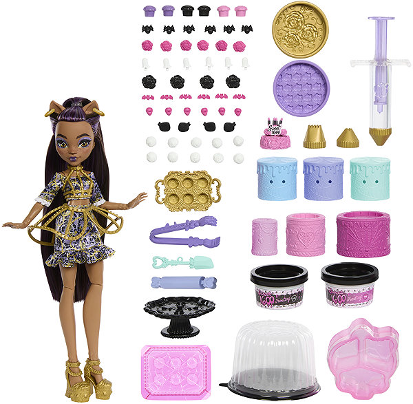 Monster High Clawdeen doll at a scary sweet party.