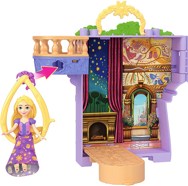Puppenhaus Disney Princess Tower mit Little Loci und 7 Accessoires ...