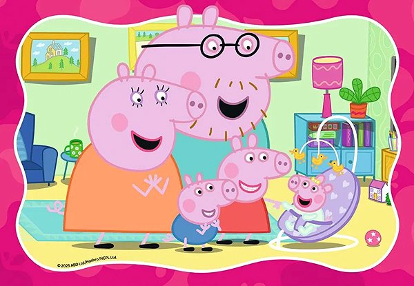 Puzzle Ravensburger 120041849 Prasiatko Peppa 2× 24 dielikov ...