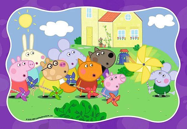 Puzzle Ravensburger 120041849 Prasiatko Peppa 2× 24 dielikov ...